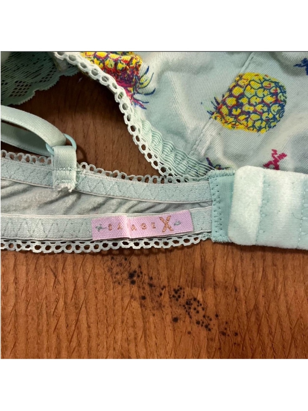 EUC Savage X Fenty bralette with pineapples size small - Picture 3 of 4